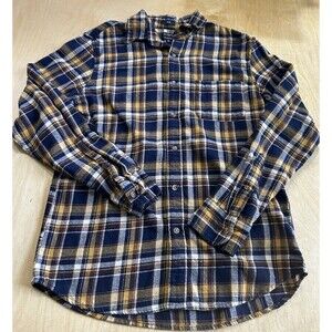 J. Crew Slim Flannel Plaid Shirt Men's Medium Slim Fit  Outdoors LOT OF 2
